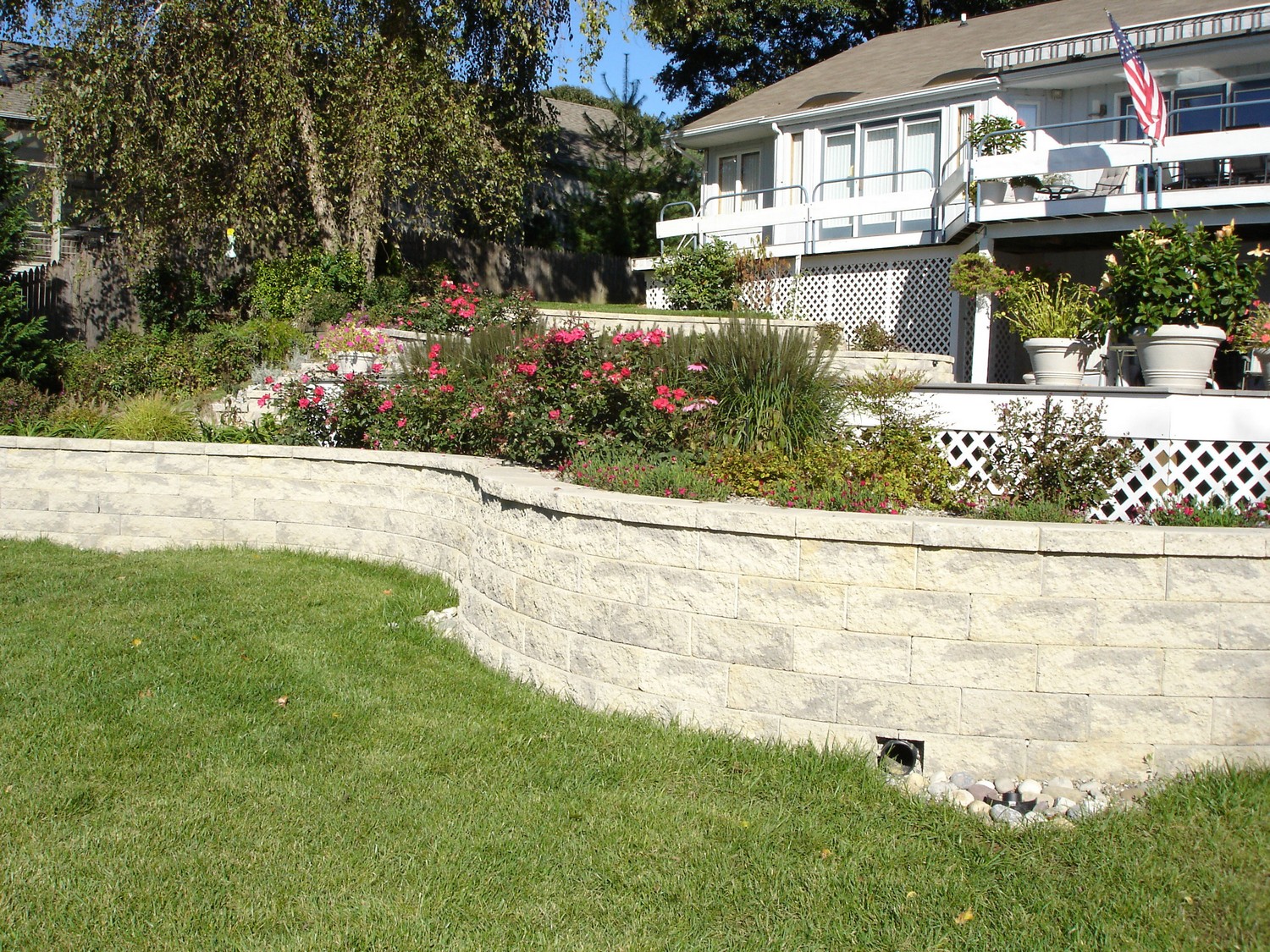 bristoll plantation retaining walls